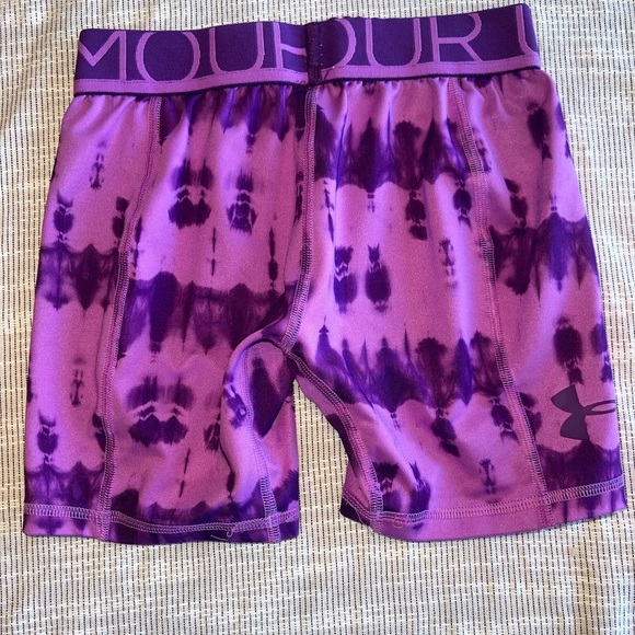 Under Armour Purple Tie-Dye Shorts | XS | GUC - Picture 4 of 5